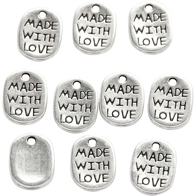 Smyckeberlock Creativ Company Hål 1 mm 10-pack