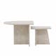 Soffbord Venture Home Sala Beige Vardagsrumsbord med Marmorlook