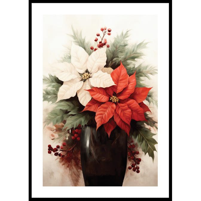 Poster Gallerix Poinsettia Flowers