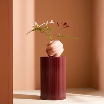 Sidobord Venture Home Lenox  Runt Bord/Piedestal Ø30,5cm Burgundy