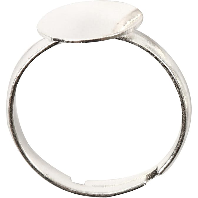 Fingerring Creativ Company Försilvrad 1 Förp