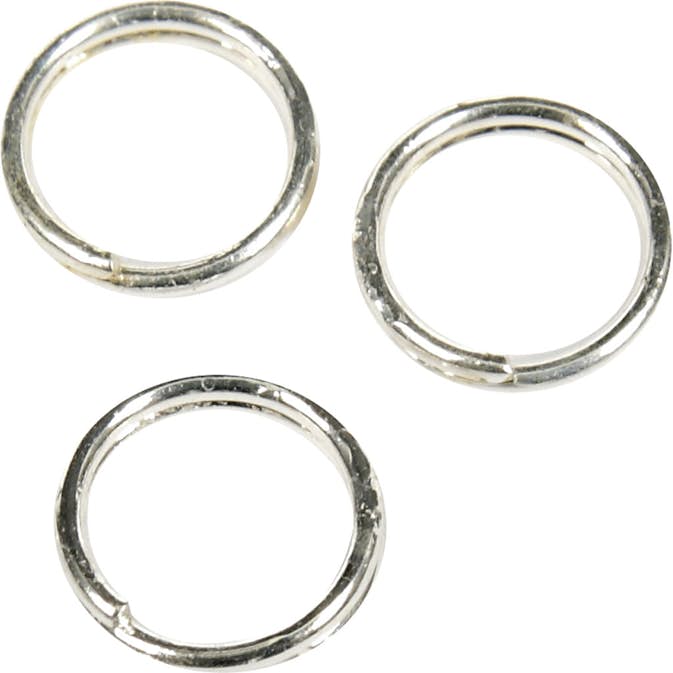 Splitring Creativ Company Försilvrad 5 mm