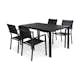 Matgrupp Comfort Garden Tunis Matgrupp Utomhus 150 med 4 Sierra Stapelstol