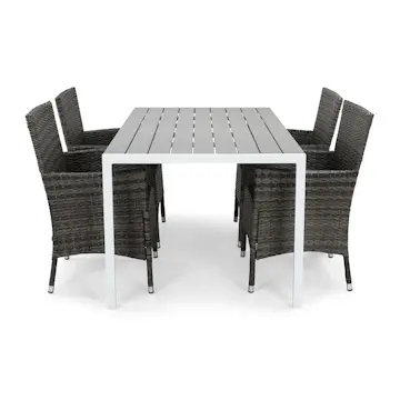 Trädgårdsgrupp Comfort Garden Tunis Matgrupp Utomhus 150 + 4 Thor Fåtölj