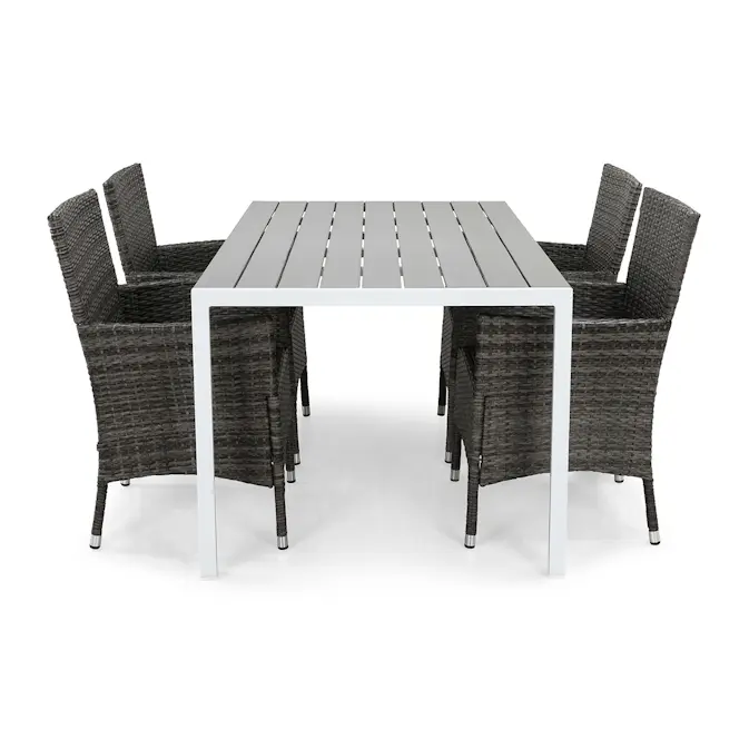 Trädgårdsgrupp Comfort Garden Tunis Matgrupp Utomhus 150 + 4 Thor Fåtölj