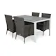 Trädgårdsgrupp Comfort Garden Tunis Matgrupp Utomhus 150 + 4 Thor Fåtölj