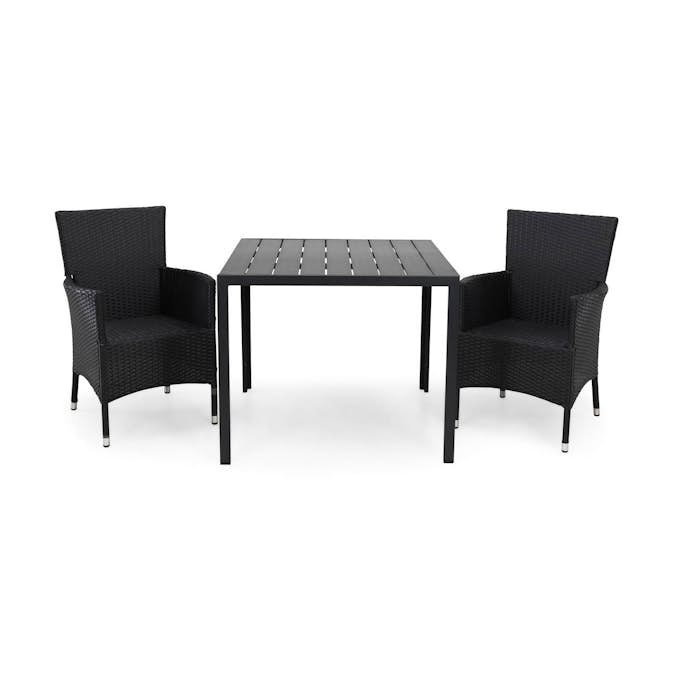 Matgrupp Comfort Garden Tunis Matgrupp Utomhus 90 med 2 Thor Fåtölj