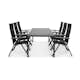 Matgrupp Comfort Garden Tunis med 6 Monaco Positionsstolar