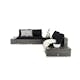 Loungegrupp Comfort Garden Bahamas 5-sits med Dubbla Avslut och Divan/Bord