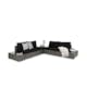 Loungegrupp Comfort Garden Bahamas 5-sits med Dubbla Avslut och Divan/Bord