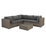 Loungegrupp Comfort Garden Marcus 5-sits Hörn med Lågt Bord Utomhus