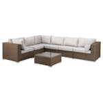 Loungegrupp deNoord Marcus 4 Brun Utomhus