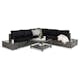 Loungegrupp Comfort Garden Bahamas 5-sits med 2 Avslut och Bord 75x75 Utomhus