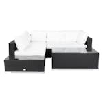 Loungegrupp Comfort Garden Bahamas 4-sits med Avslut och Bord Utomhus