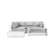 Loungegrupp Comfort Garden Bahamas 4-sits med Avslut och Bord med Hylla Utomhus
