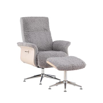 Loungefåtölj Venture Home Hagön med Fotpall