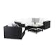 Loungegrupp Comfort Garden Bahamas 5-sits Hörn med Fåtölj och Bord 75x75