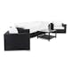 Loungegrupp Comfort Garden Bahamas 3-sits med 2 Fåtöljer och Bord 75x75 Utomhus