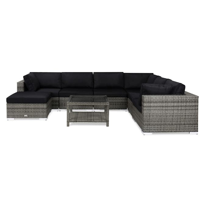 Loungegrupp Comfort Garden Bahamas 7-sits med Utebord 2 Utomhus