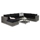 Loungegrupp Comfort Garden Bahamas 7-sits med Utebord 2 Utomhus