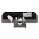 Loungegrupp Comfort Garden Bahamas 4-sits Rak med Bord 75x75 Utomhus