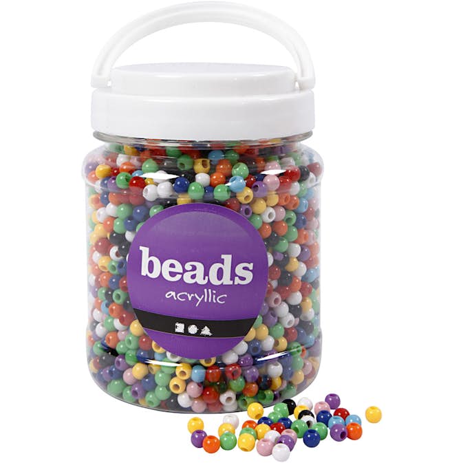 Kongomix Creativ Company Mixade Färger D6 mm Hålstl 3 mm 700 ml/1 Burk