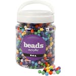 Kongomix Creativ Company Mixade Färger Dia. 8 mm Hålstl 4 mm 700 ml/1 Burk