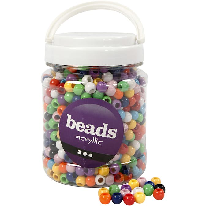 Kongomix Creativ Company Mixade Färger D10 mm Hålstl 4,5 mm 700 ml/1 Burk