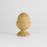 Ändknopp Herrljunga Ledstångsfabrik Svarvad K19 Ek