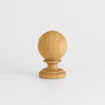 Ändknopp Herrljunga Ledstångsfabrik Svarvad K9 Ask