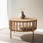 Soffbord Venture Home Rubbo Ø80x50 cm med Förvaring