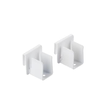 Klädstångshållare Elfa Décor+/Garage+ Sidohängt 2-pack
