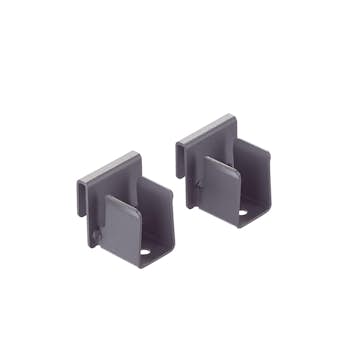 Klädstångshållare Elfa Décor+/Garage+ Sidohängt 2-pack