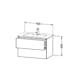 Tvättställsskåp Duravit L-Cube