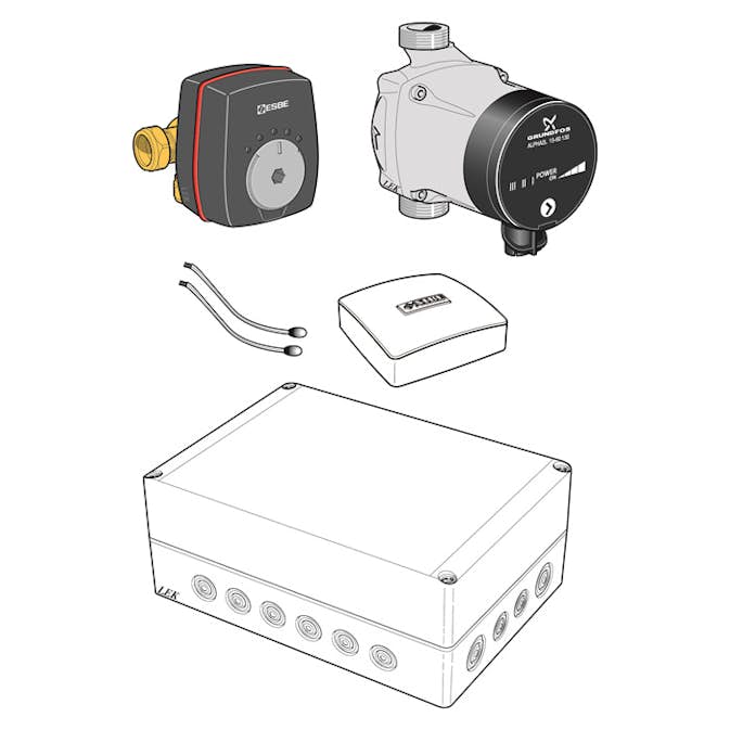 Shuntgrupp Nibe ECS 40
