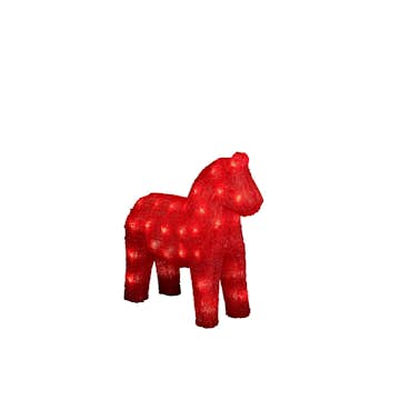 Ljusdekoration Gnosjö Konstsmide Häst Akryl 32 cm 48 LED