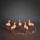 Dekorationsbelysning Gnosjö Konstsmide Flamingos Akryl 5 st LED