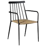 Trädgårdsstol ENVY DESIGN Natur/Svart Utomhus