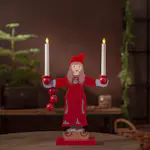 Adventsljusstake Star Trading Sundborn Flicka 2 Ljus