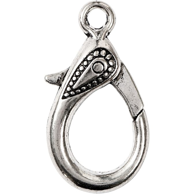 Karbinhakar Creativ Company Antiksilver HålStl 3 mm 4 st/1 Förp