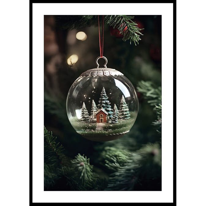 Poster Gallerix Snow Globe In Tree