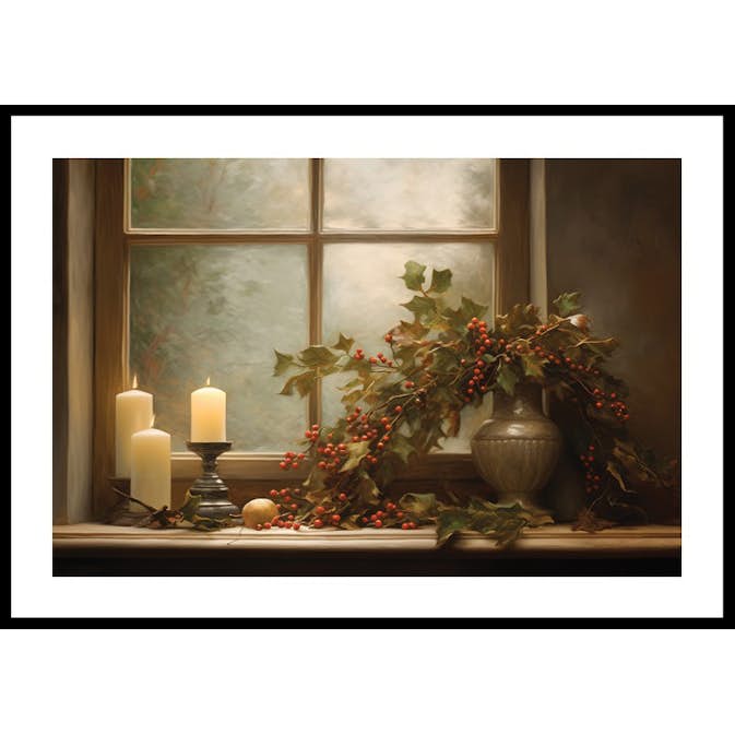 Poster Gallerix Candles In The Window