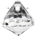 Prismor Creativ Company Blank Transparent Stl 17x16 mm Hålstl 1,2 mm 43 St/1 Förp