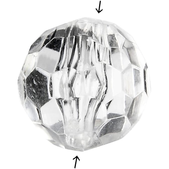 Prismor Creativ Company Blank Transparent Stl 12 mm Hålstl 1,2 mm 77 St/1 Förp
