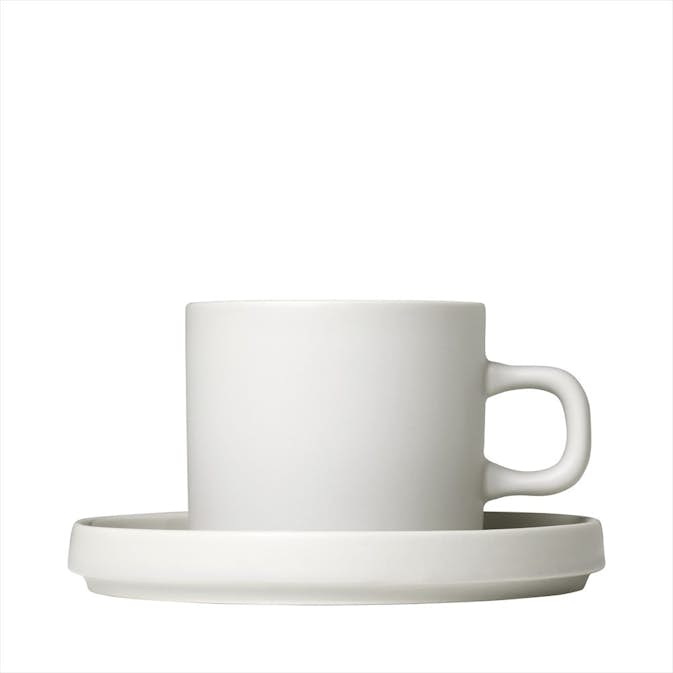 Kaffemuggar Blomus Pilar med Fat 2-pack