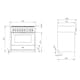 Induktionsspis Steel Genesi Combi - Steam 90 cm Svart med Ugn