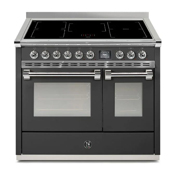 Induktionsspis Steel Ascot Combi-Steam 100cm med Två Ugnar
