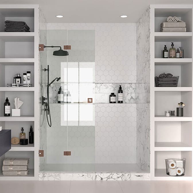 Duschdörr Hietakari Vetro 513 Vikbar