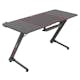 Gamingbord Kuura Pro 140x60 cm Svart med Integrerad Musmatta