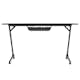 Gamingbord Kuura Pro 140x60 cm Svart med Integrerad Musmatta